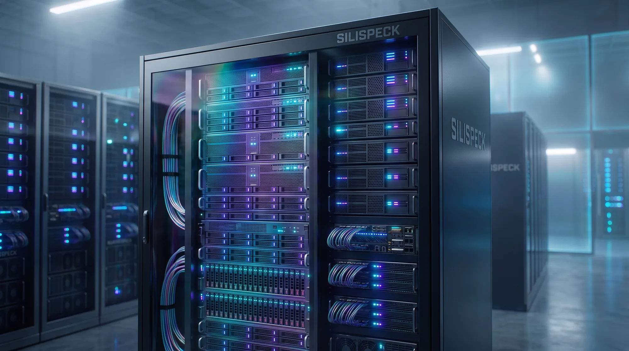 A single server rack