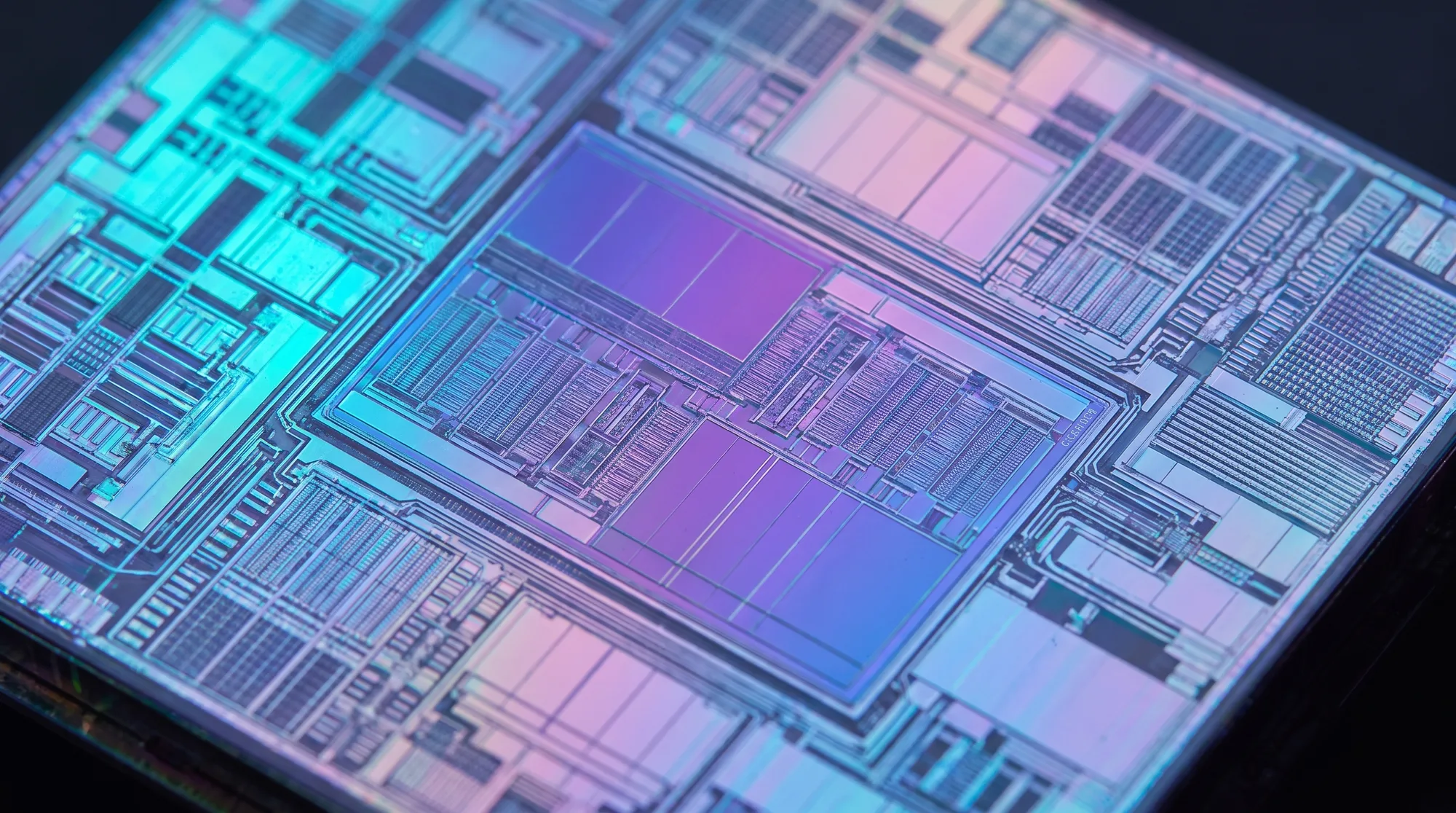 Transistor-level circuitry on a silicon die